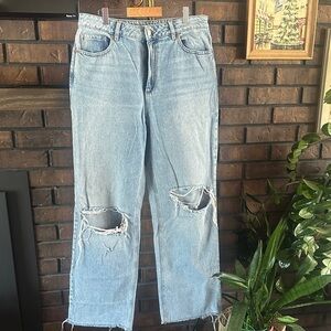 Heidi Distressed Light Blue Jeans